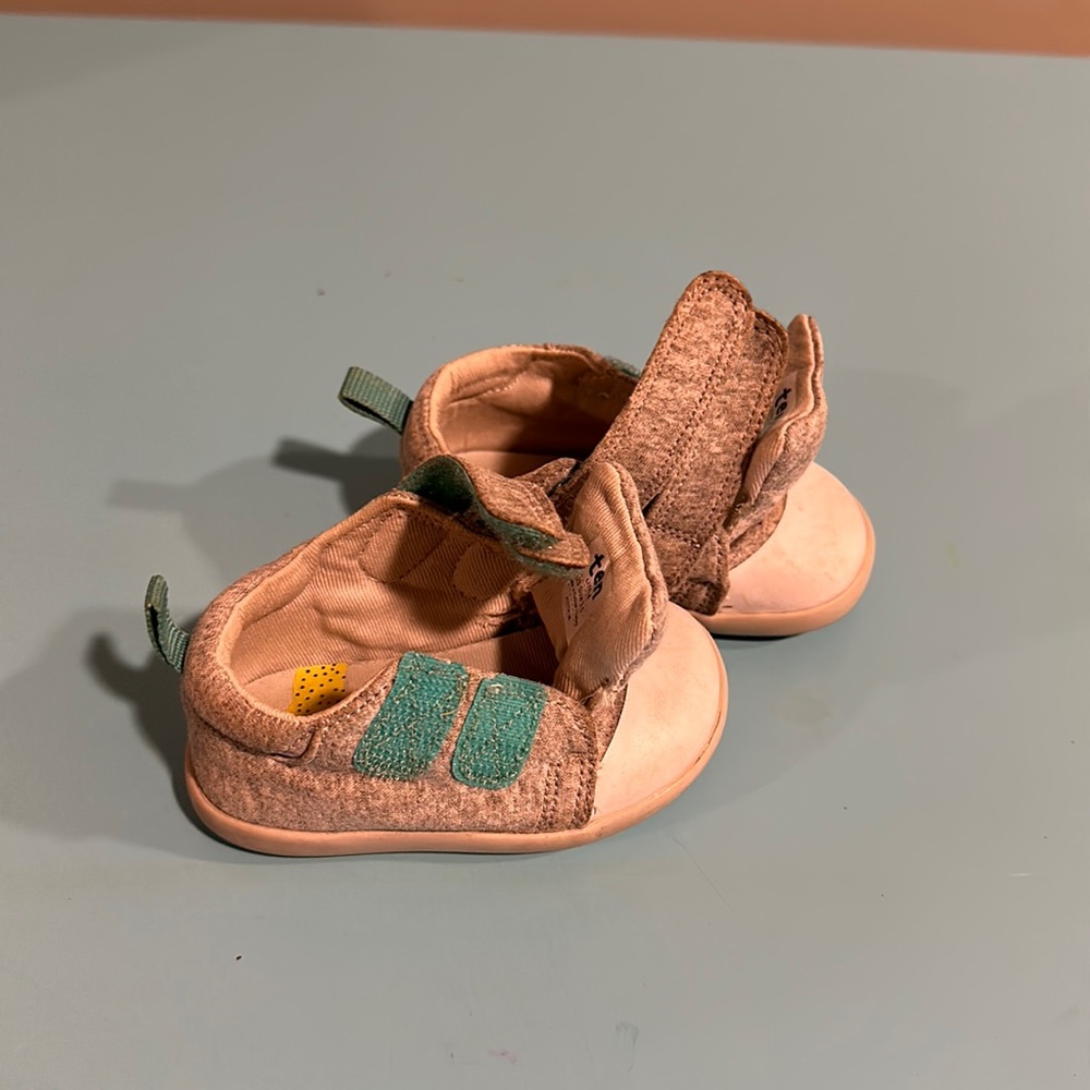 Ten Little First Walker Gray Shoe 3.5